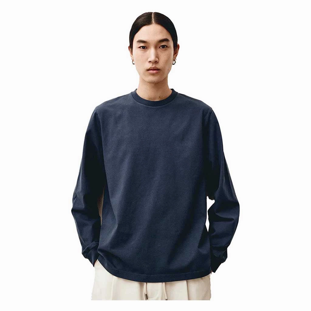 Basic Long Sleeve T-Shirt | Men'S Shop Grab Offer