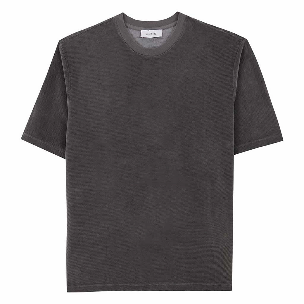 Basic T-Shirt Velour | Men'S Limited Stock Hot Deal