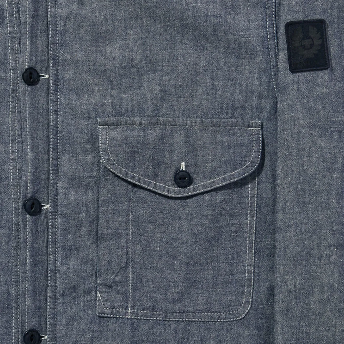 Belstaff Cs60 Overshirt Chambray Save Big Today