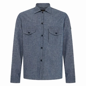 Hot Savings Alert Surprise Offer Now Belstaff Cs60 Overshirt Chambray