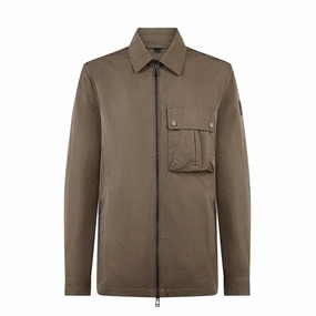 Belstaff Drome Overshirt Major Brown Sale Ending Soon Flash Pick Today