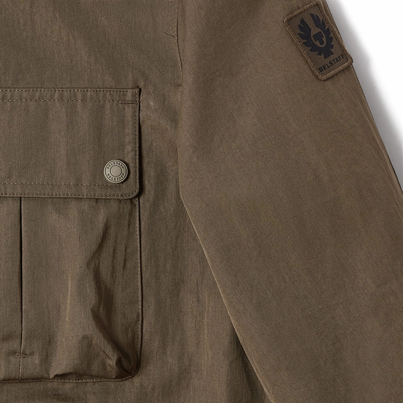 Trendy Picks Today Limited Stock Deals Belstaff Drome Overshirt Major Brown