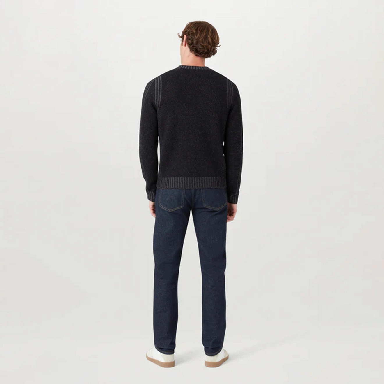 Belstaff Seasonal Watch Crewneck Jumper Black / Tornado Grey Shop Smart Deals