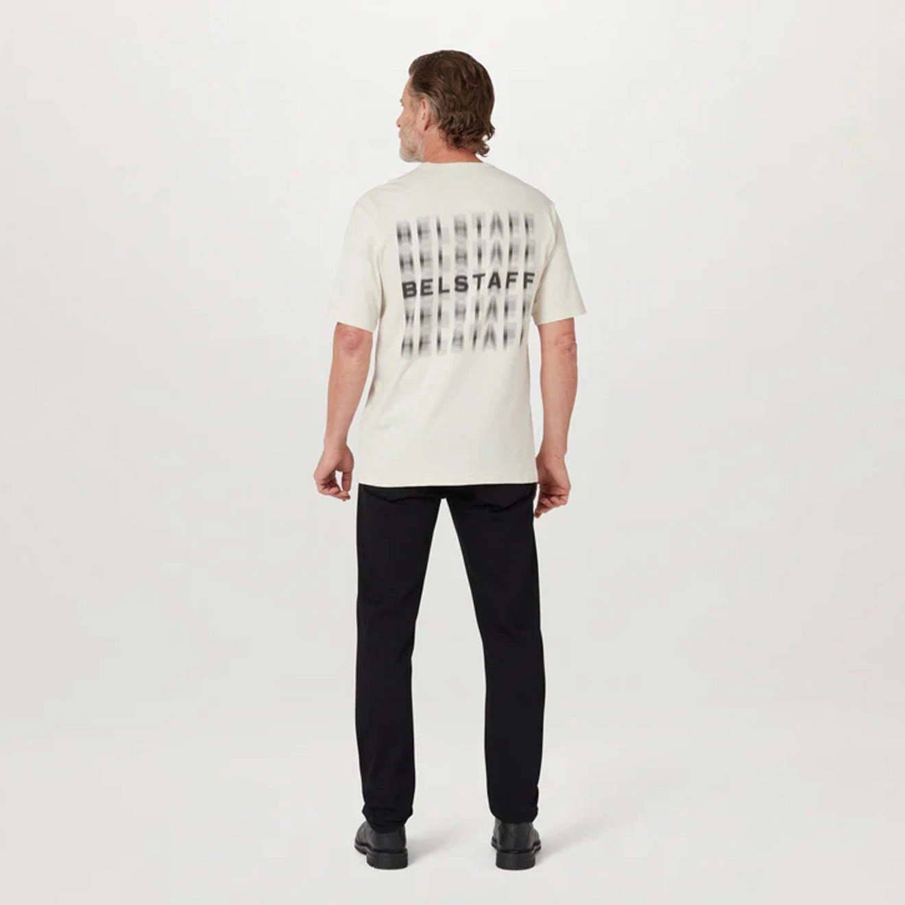 Belstaff Shadow T-Shirt Silver Birch Hot Clearance Now Big Savings Event