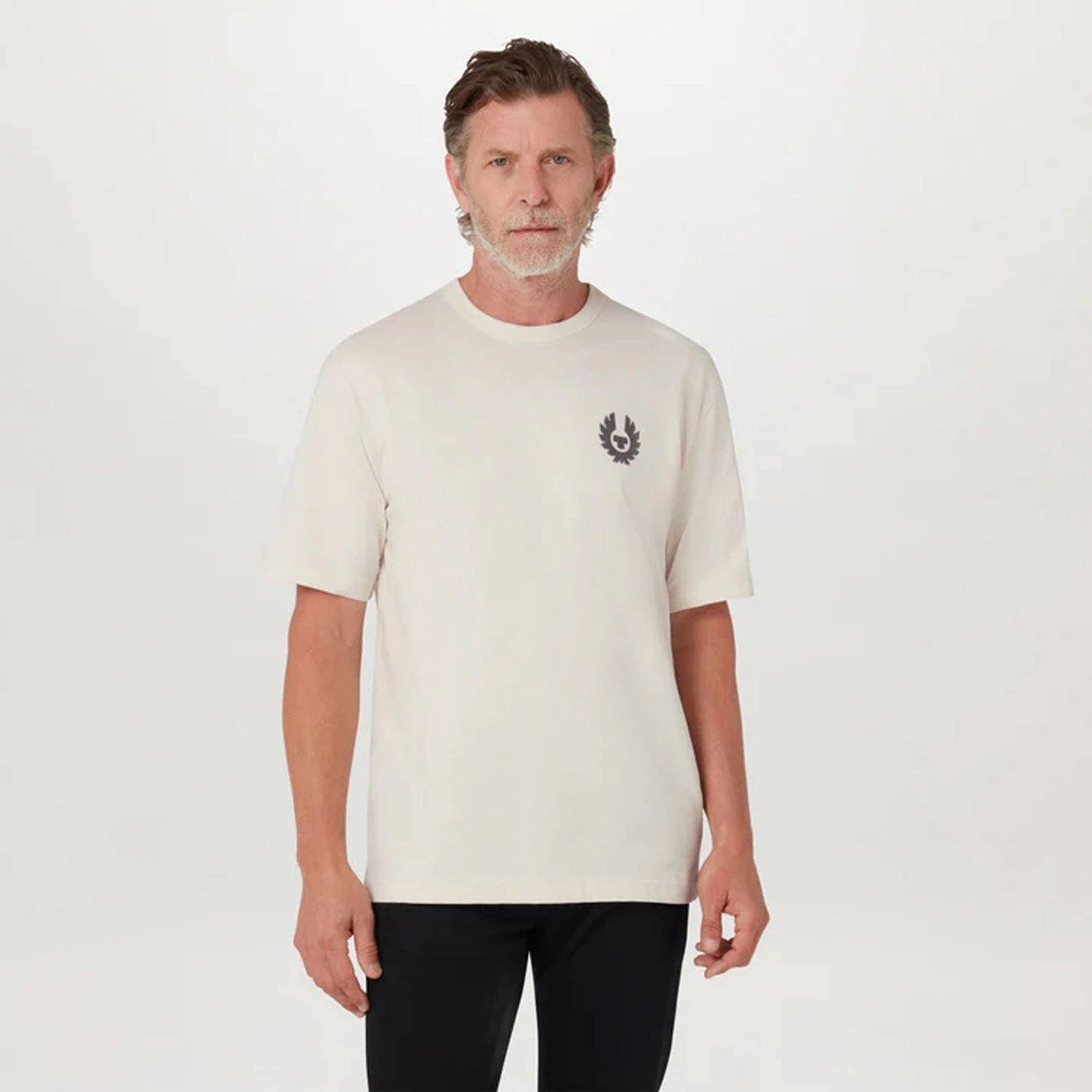 Hot Pick Sale Belstaff Shadow T-Shirt Silver Birch