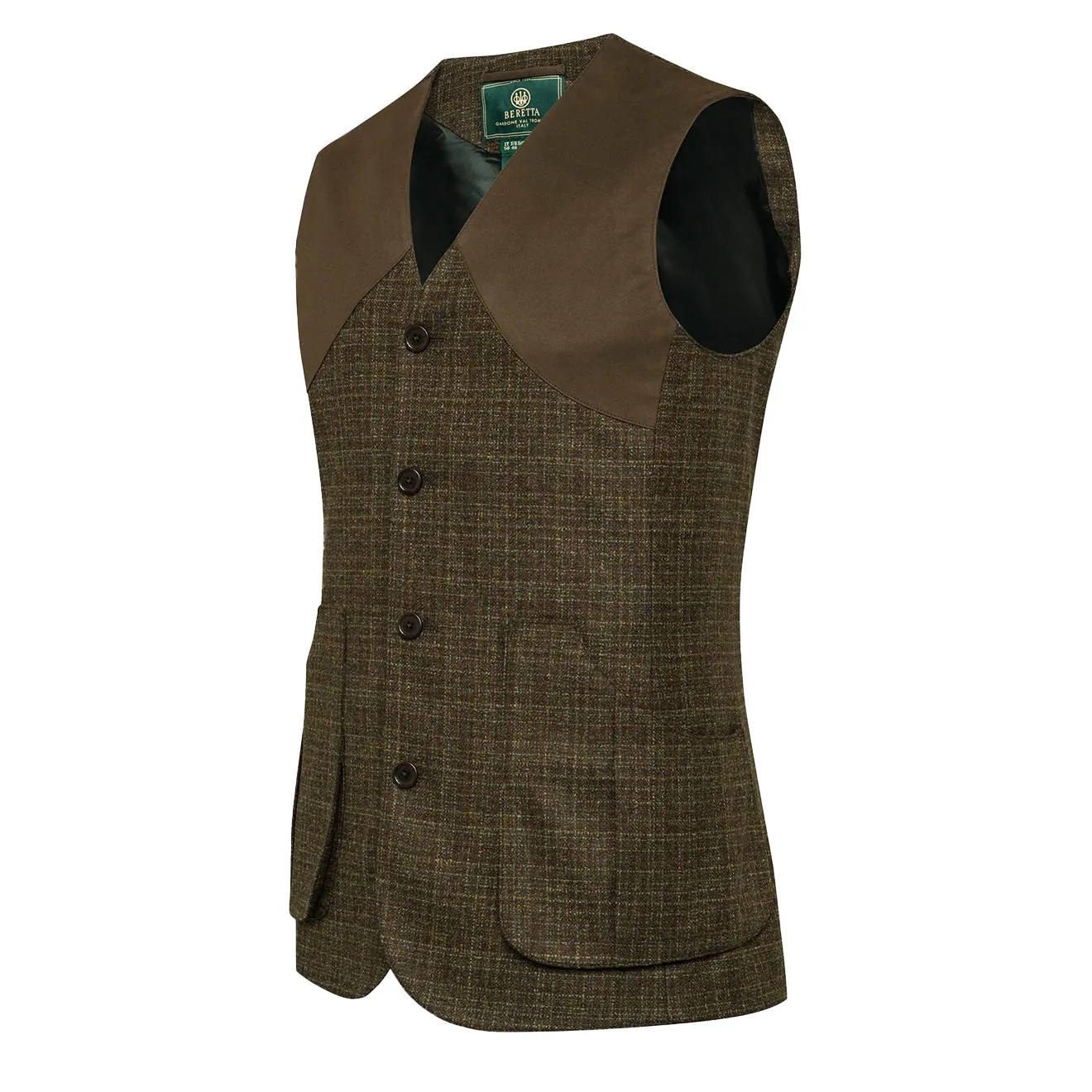 Beretta St James Vest Green & Rust Check Today Only Discount Alert