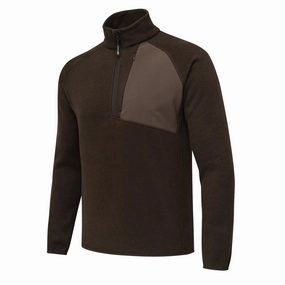Today Only Special Beretta Abisko Half Zip Fleece Brown Bark
