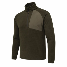 Beretta Abisko Half Zip Fleece Green Moss Clearance Sale Now