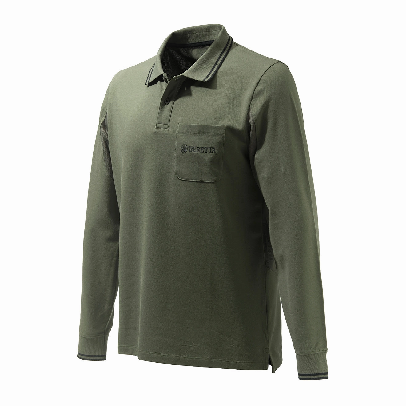 Beretta Airmesh L/S Polo Shirt Green Today Only Steal Weekend Sale Special