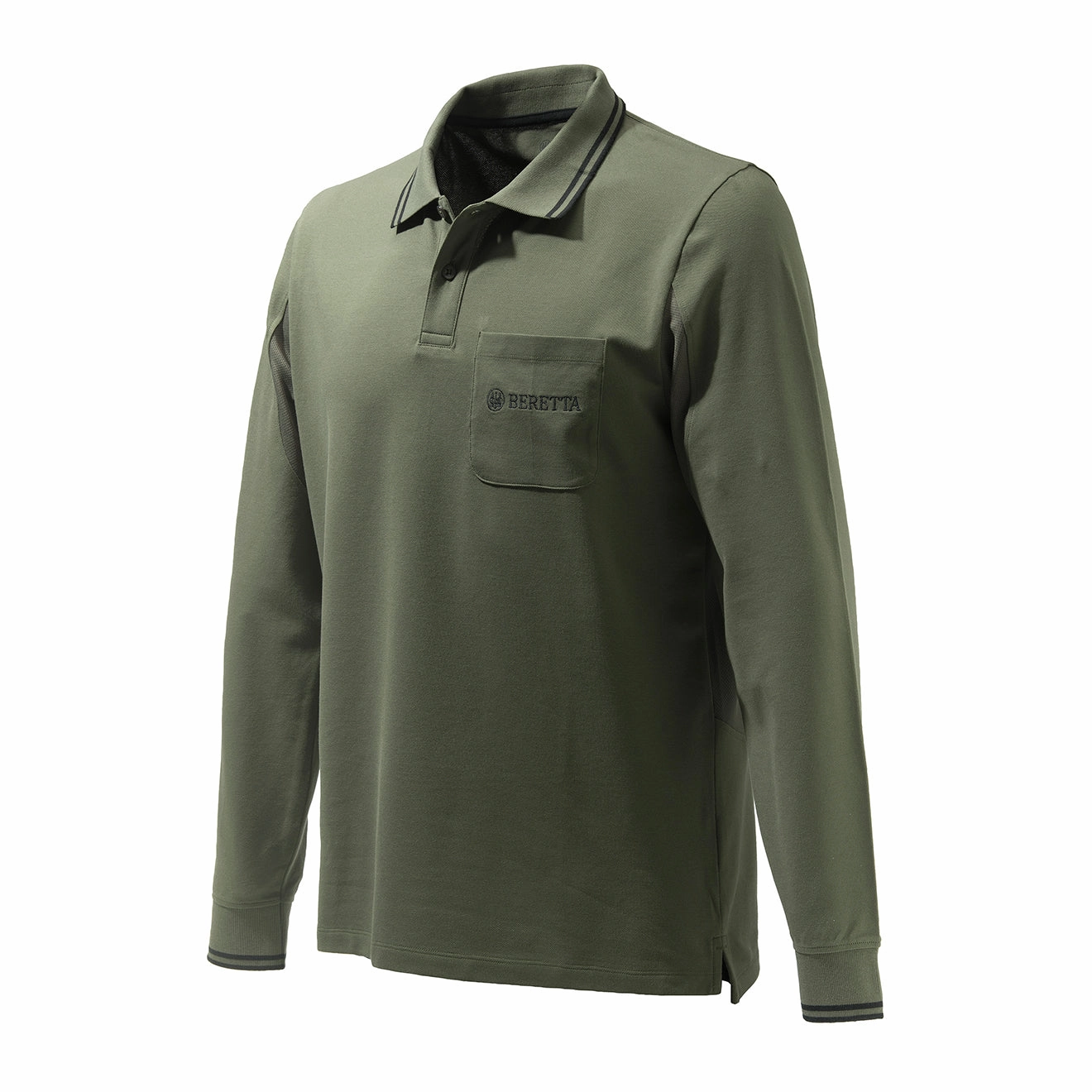 Beretta Airmesh L/S Polo Shirt Green Shop Grab Now Flash Sale Now