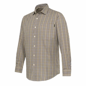 Today Only Discount Alert Beretta Bryggen Shirt Apricot & Bordeaux Check