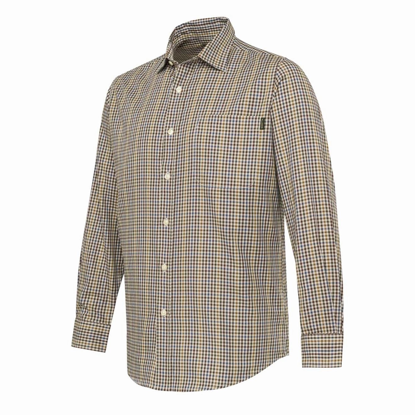 Beretta Bryggen Shirt Apricot & Bordeaux Check Exclusive Deal Inside