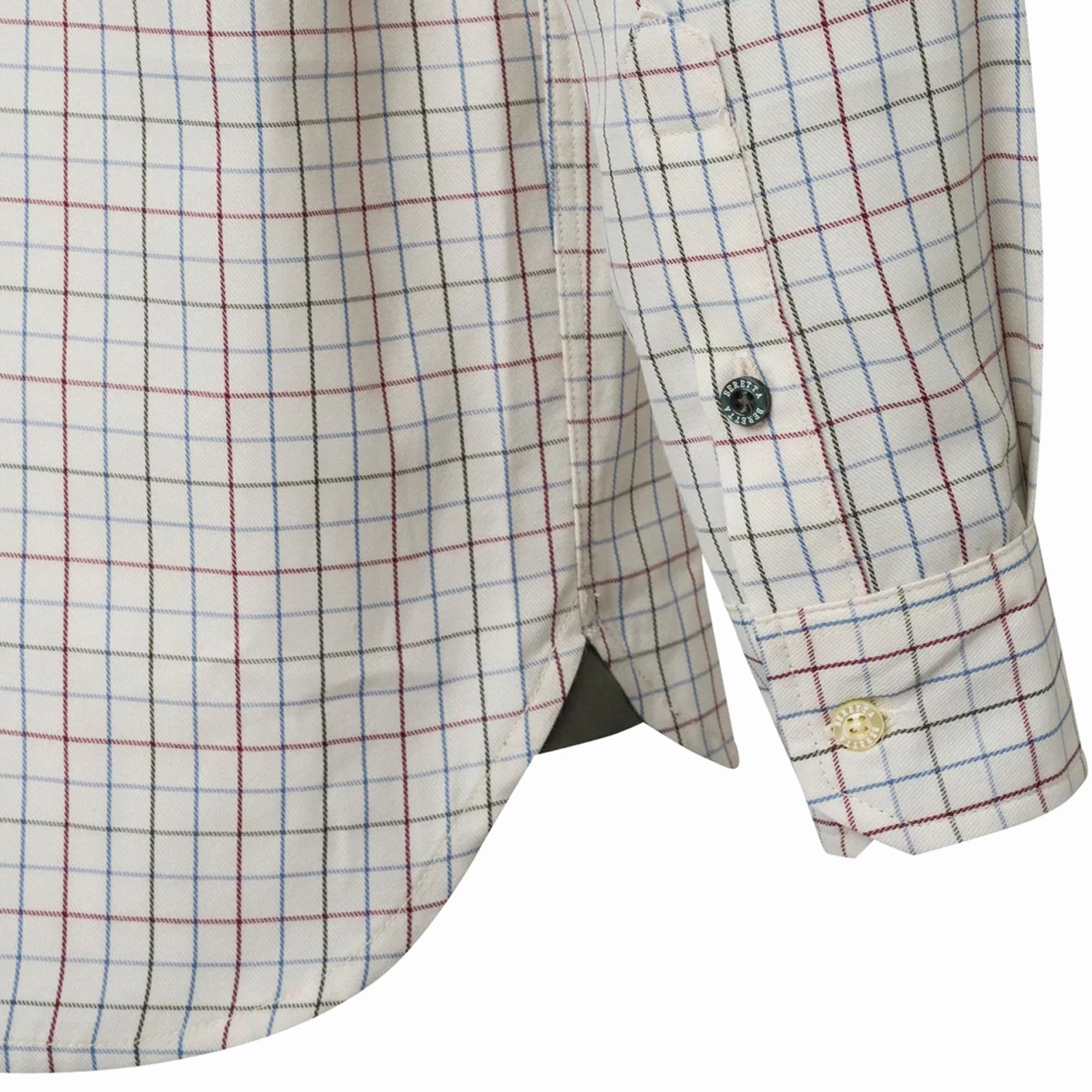 Big Clearance Event Beretta Charlow Ls Shirt Ivory / Blue Check