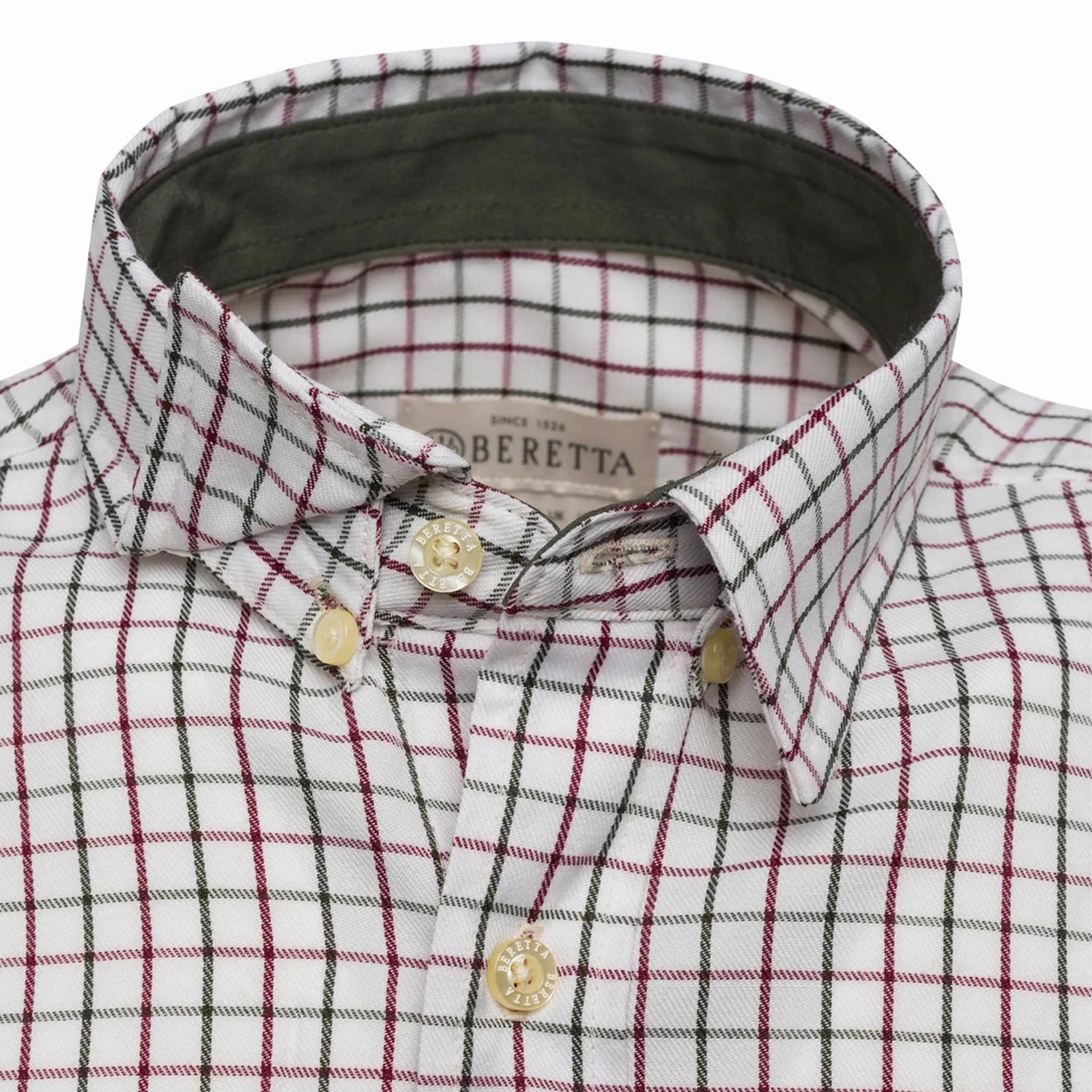Grab the Deal Now Mega Sale Now Beretta Charlow Ls Shirt White & Green Check