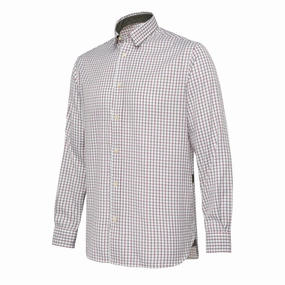 Price Slash Today Hot Item Clearance Beretta Charlow Ls Shirt White & Green Check