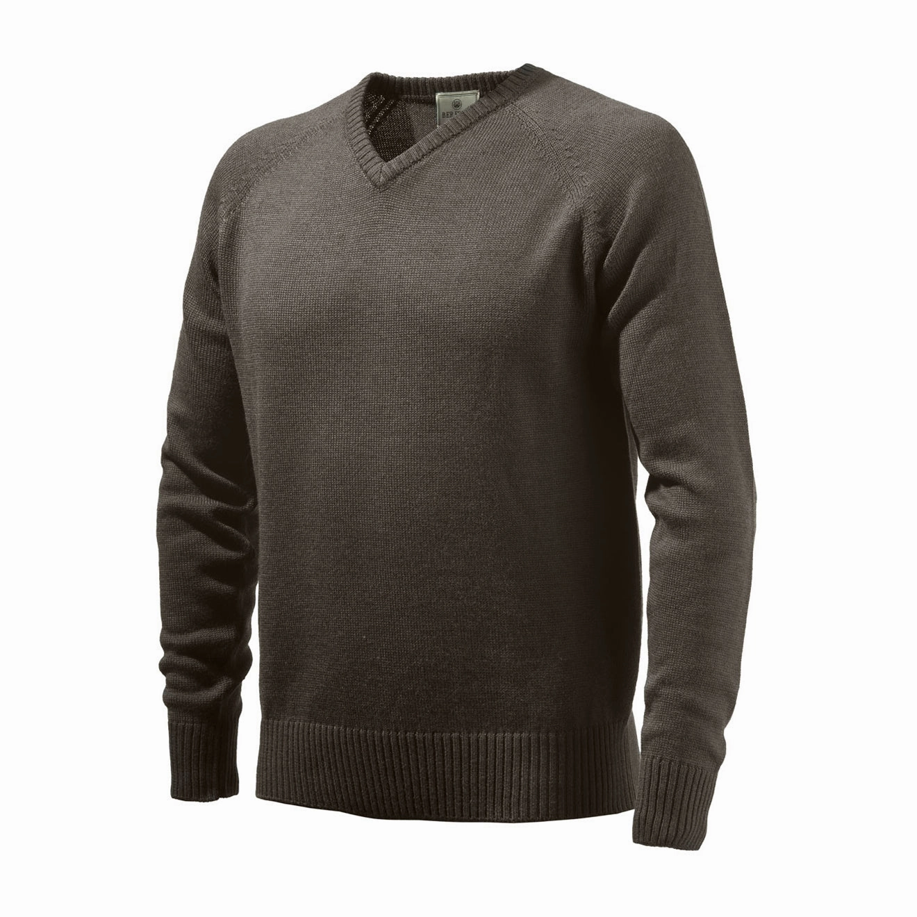 Beretta Classic V-Neck Sweater Brown Big Savings Alert Sweet Deal Inside