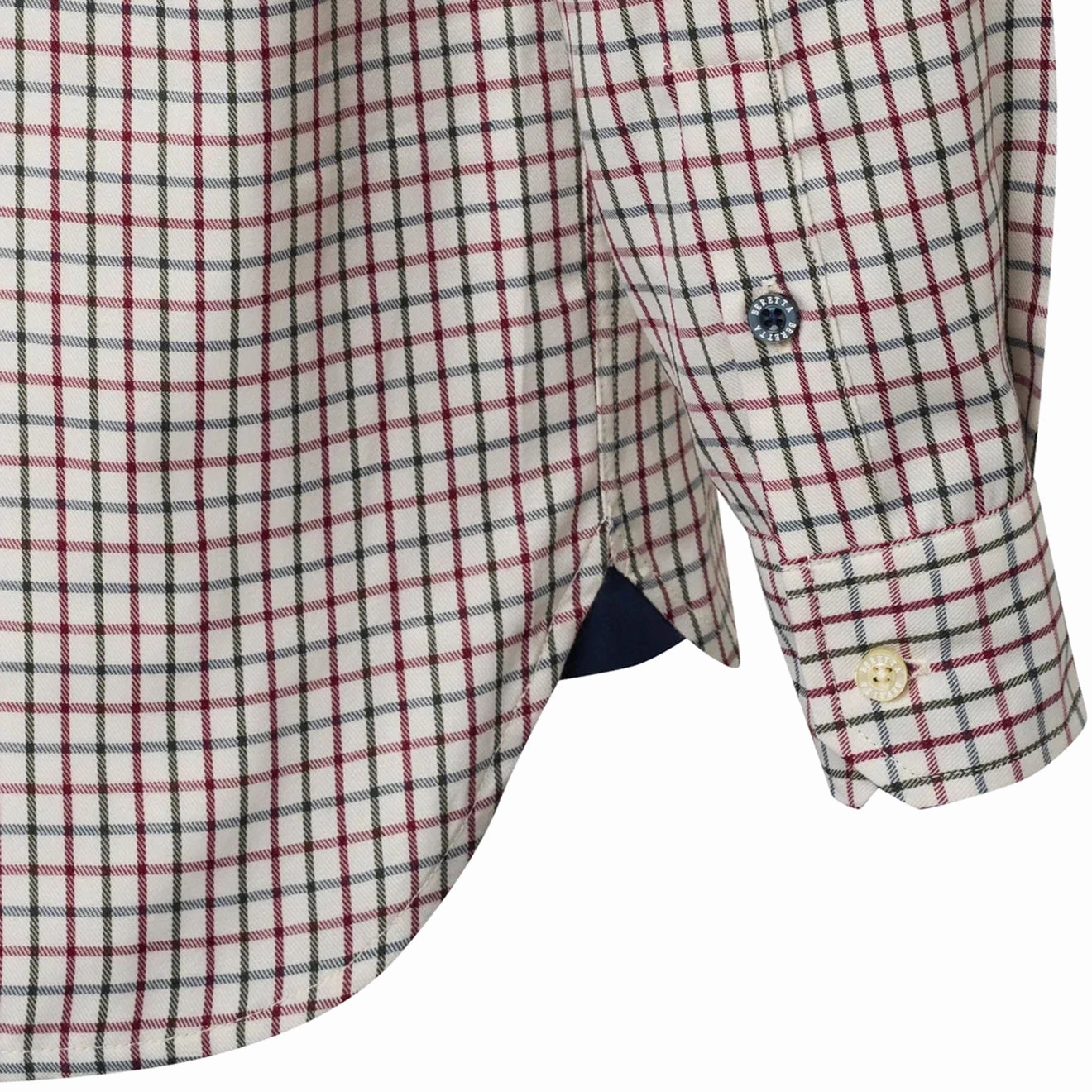 Shop Today Save Flash Sale Now Beretta Ellis Ls Shirt Ivory & Green Check