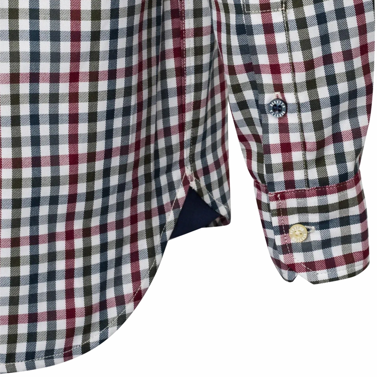 Flash Deal Alert Beretta Ellis Ls Shirt White / Bordeaux Check