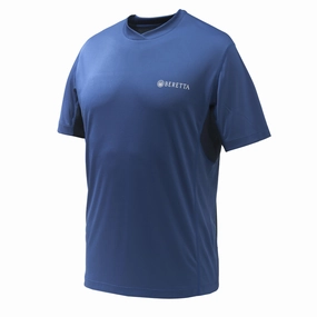 Dont Miss This Deal Beretta Flash Tech T-Shirt Beretta Blue