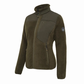 Beretta Halifax Sherpa Womens Fleece Jacket Green Moss Perfect Gift Sale