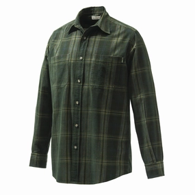 Beretta Manchester Corduroy Shirt Green / Yellow Online Exclusive Offer