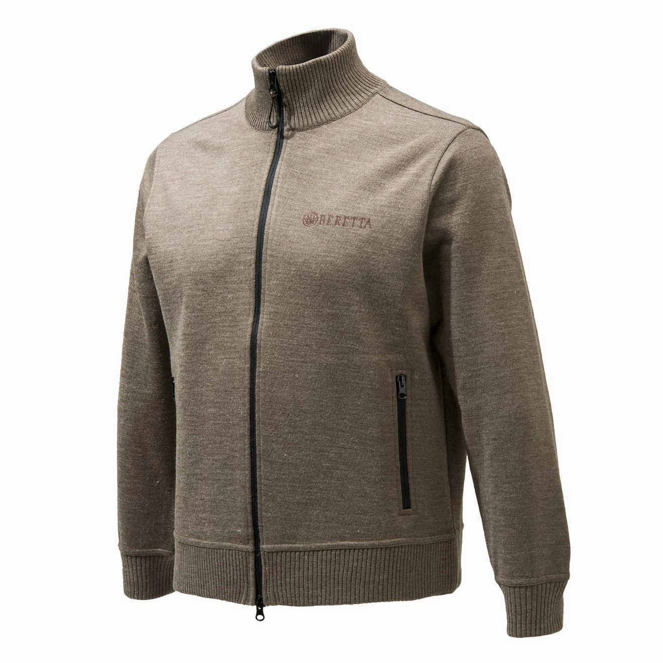 Shop the Best Deals Beretta Techno Wind Shield Full Zip Knit Hazelnut