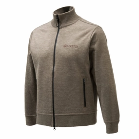 Beretta Techno Wind Shield Full Zip Knit Hazelnut Hot Deals Today