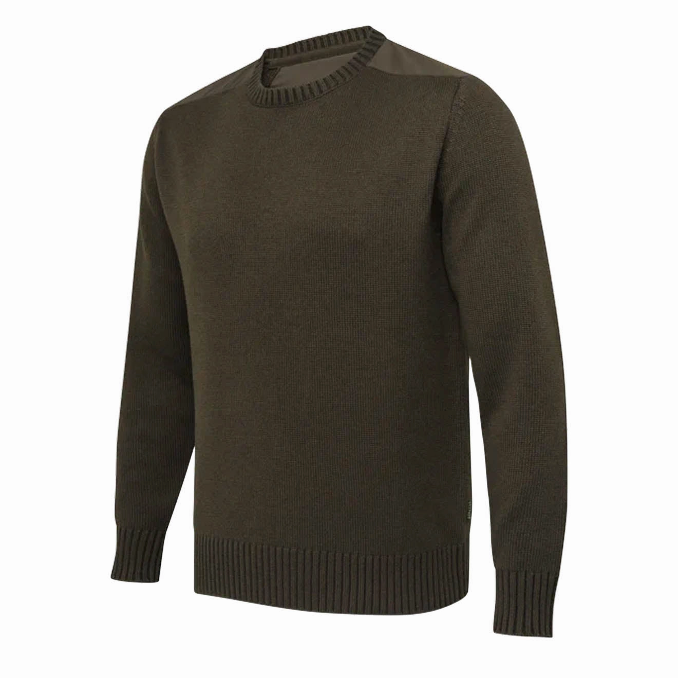 Grab It Now Beretta Wilton Crew Neck Tech Sweater Moss / Brownbark