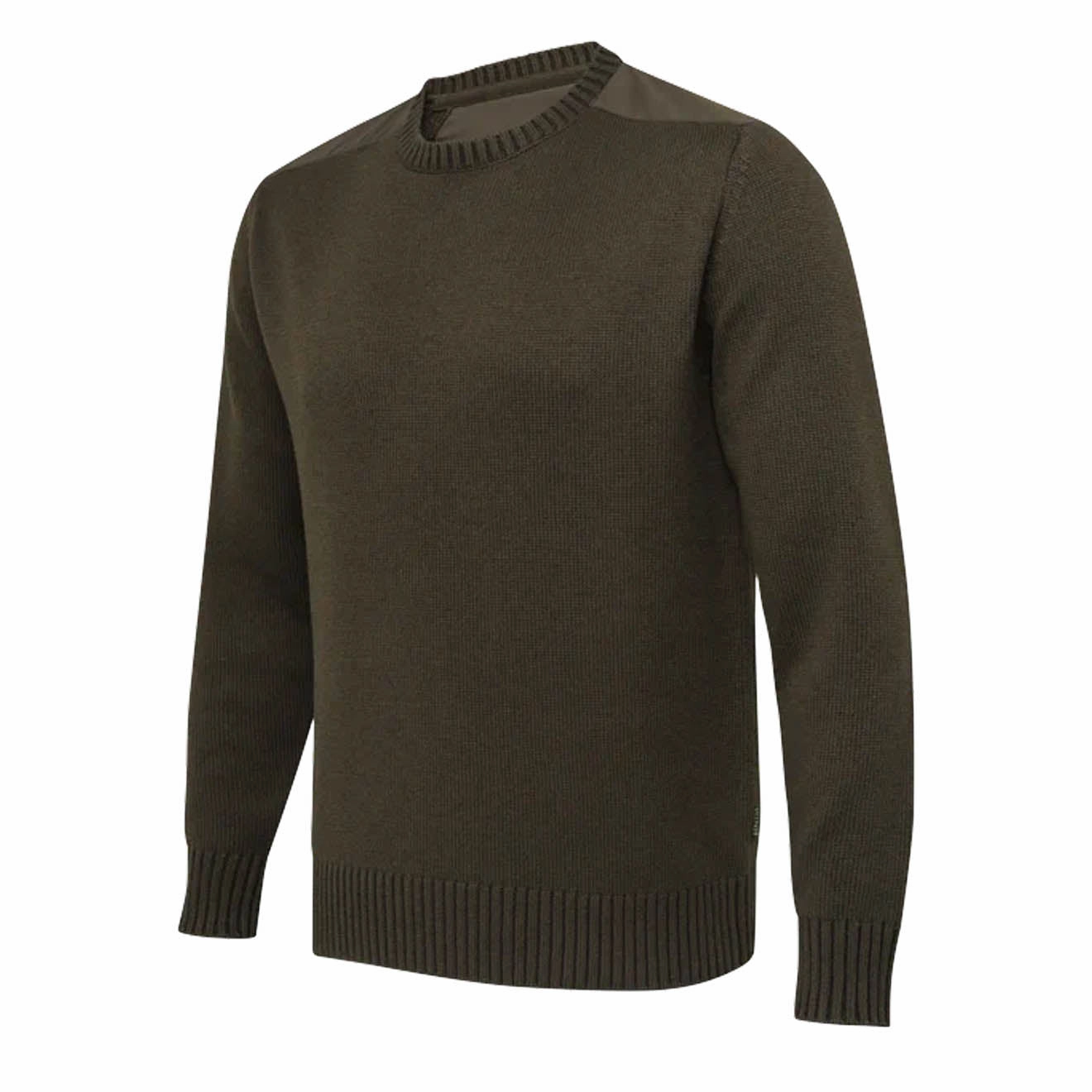 Perfect Gift Offer Beretta Wilton Crew Neck Tech Sweater Moss / Brownbark