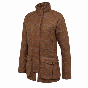 Clearance Event Deal of the Day Beretta Womens St James Coat Brown / Blue Check