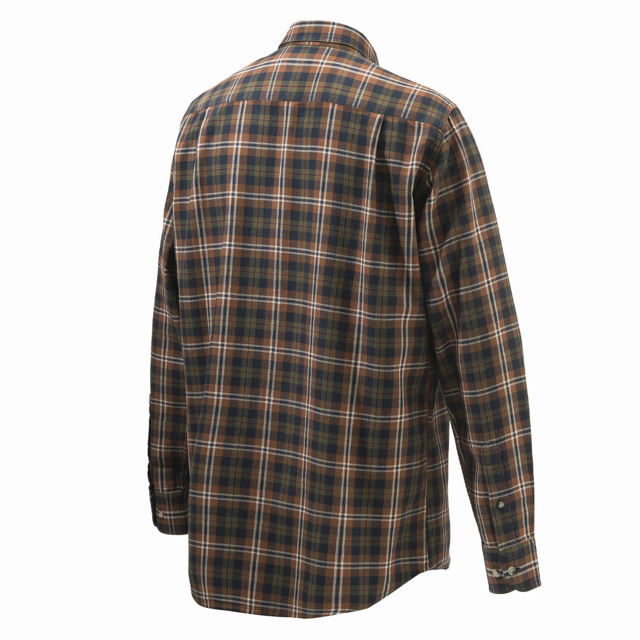 Beretta Wood Flannel Button Down Shirt Tobacco Sale Ending Soon Limited Time Steal