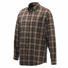 Beretta Wood Flannel Button Down Shirt Tobacco Shop Grab Offer