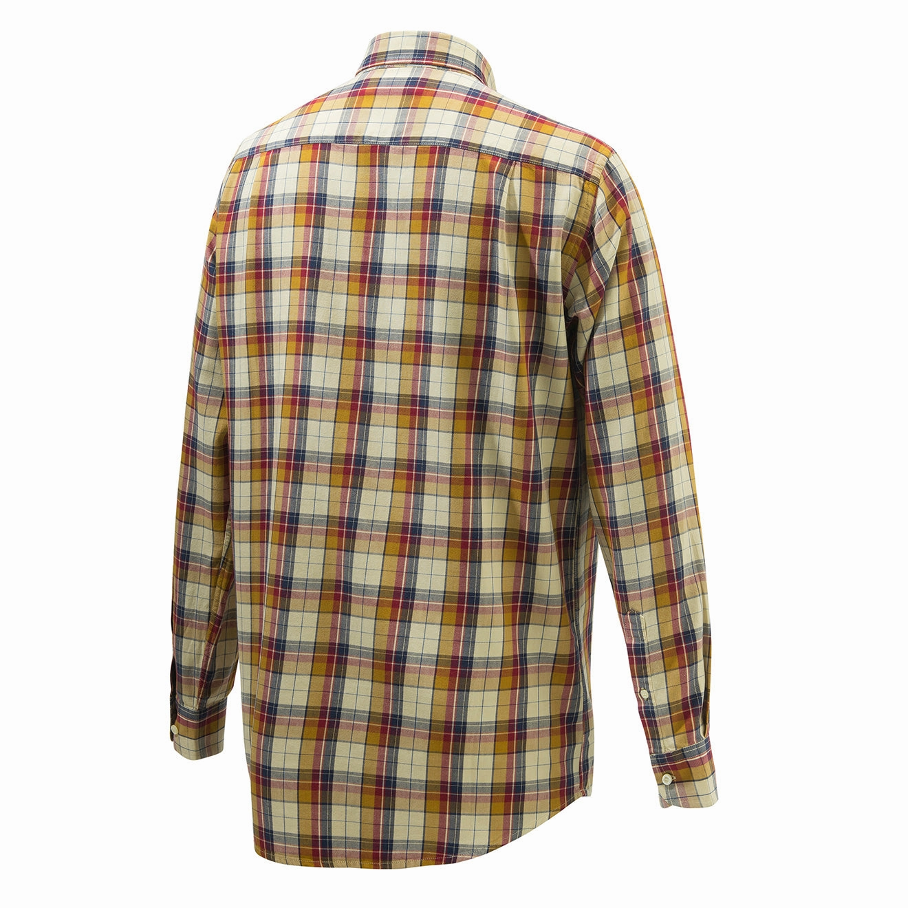 Hot Pick Online Gift Ideas Galore Beretta Wool Button Down Shirt Beige / Red