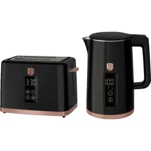 Berlinger Haus Electric Kettle & Toaster Set, Black
