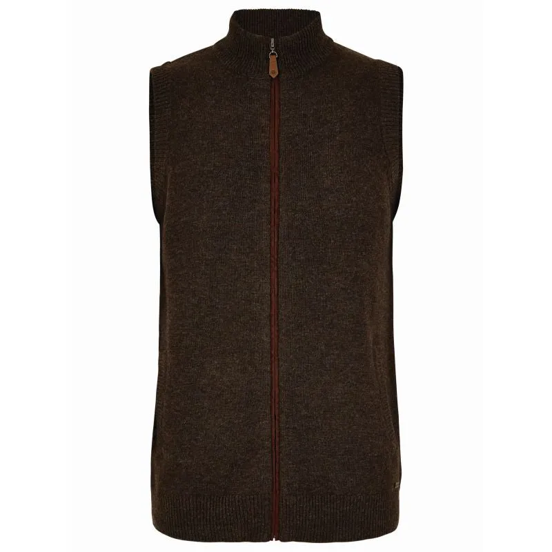 Dubarry Upperwood Mens Wool Blend Gilet - Mahogany Gift Sale Event