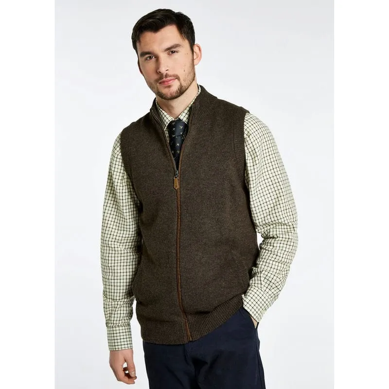 Dubarry Upperwood Mens Wool Blend Gilet - Mahogany Hot Pick of the Day