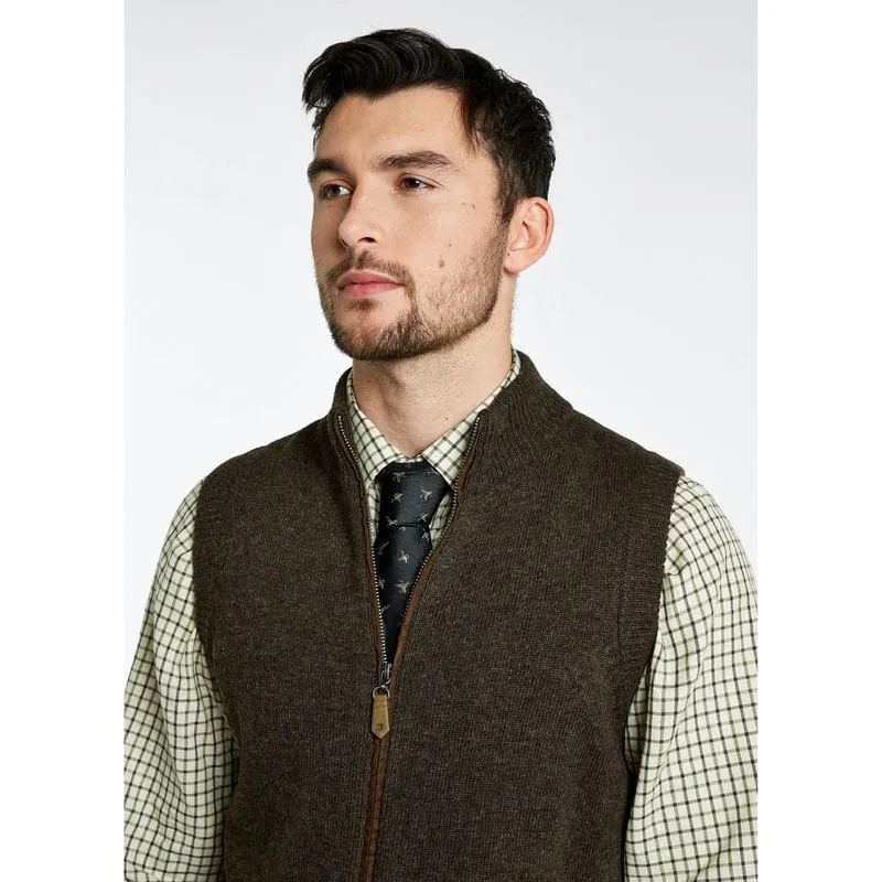 Dubarry Upperwood Mens Wool Blend Gilet - Mahogany Daily Clearance Deal