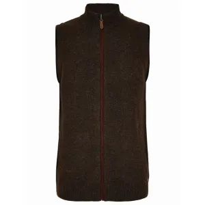 Dubarry Upperwood Mens Wool Blend Gilet - Mahogany Gift Sale Event