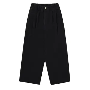 Trending Savings Now Kappy Two Tuck Wide Kation Pants Black