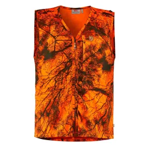 Hot Deals Today Fjallraven Varmland Vest Orange Camo