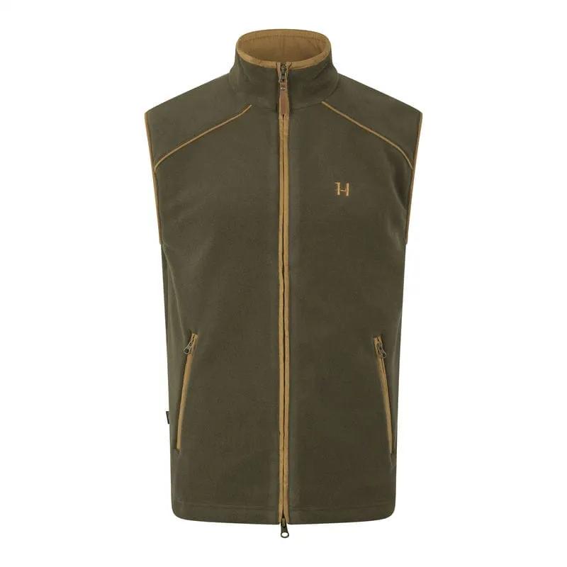 Harkila Sandhem 200 Mens Fleece Gilet - Willow Green Today Only Discount Alert Gift Sale Event