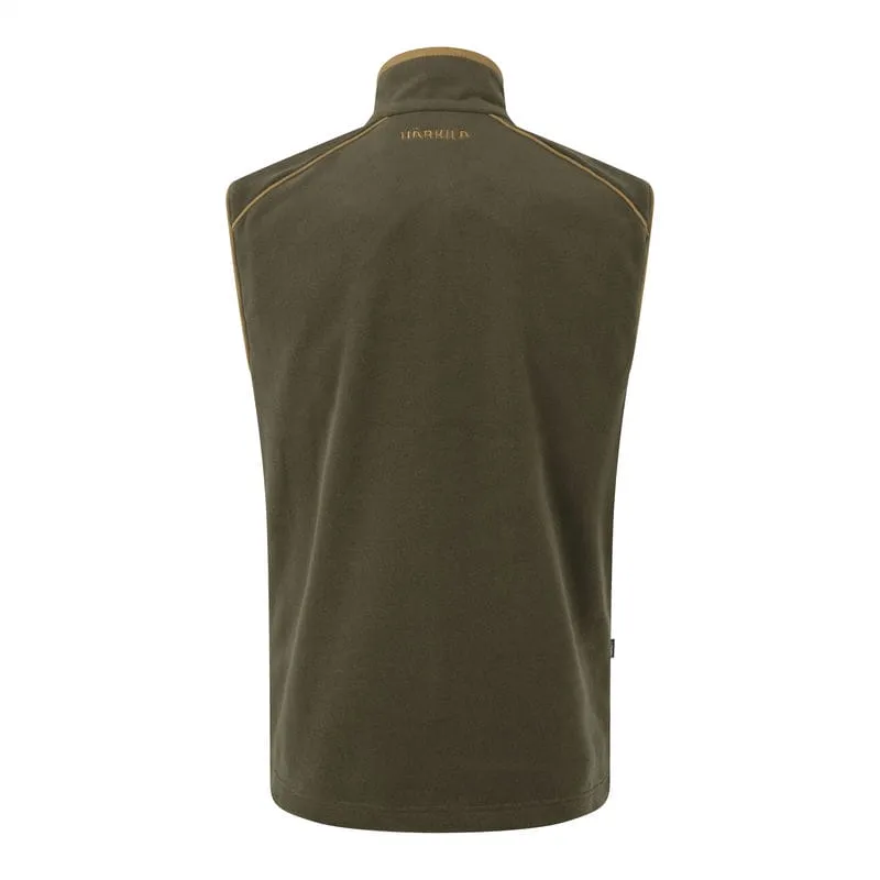 Hot Pick Deal Harkila Sandhem 200 Mens Fleece Gilet - Willow Green