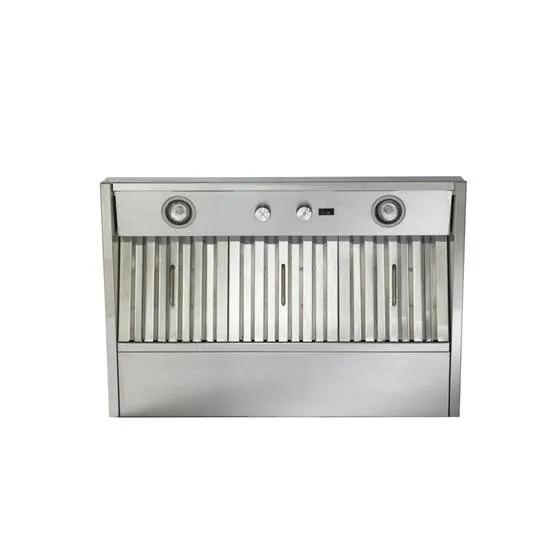 Best Range Hoods CP34I429SB 40-3/8" Stainless Steel Built-In Range Hood With 290 Max Cfm Internal Blower