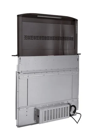 Best Range Hoods D49M36BLS Cattura Downdraft Ventilator - 36" Black Stainless Steel 650 Max Cfm To 1650 Max Cfm