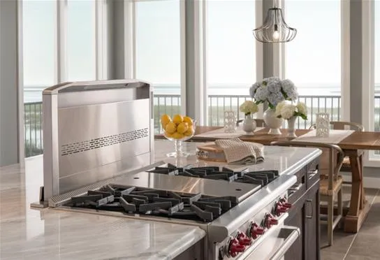 Best Range Hoods D49M48SB Cattura Downdraft Ventilator - 48" Stainless Steel 650 Max Cfm To 1650 Max Cfm