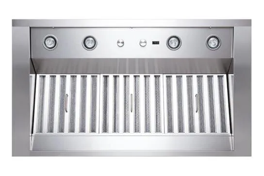 Best Range Hoods WP28M42SB Wp28 - 42" Stainless Steel Pro-Style Range Hood With 300 To 1650 Max Cfm Internal/External Blower Options
