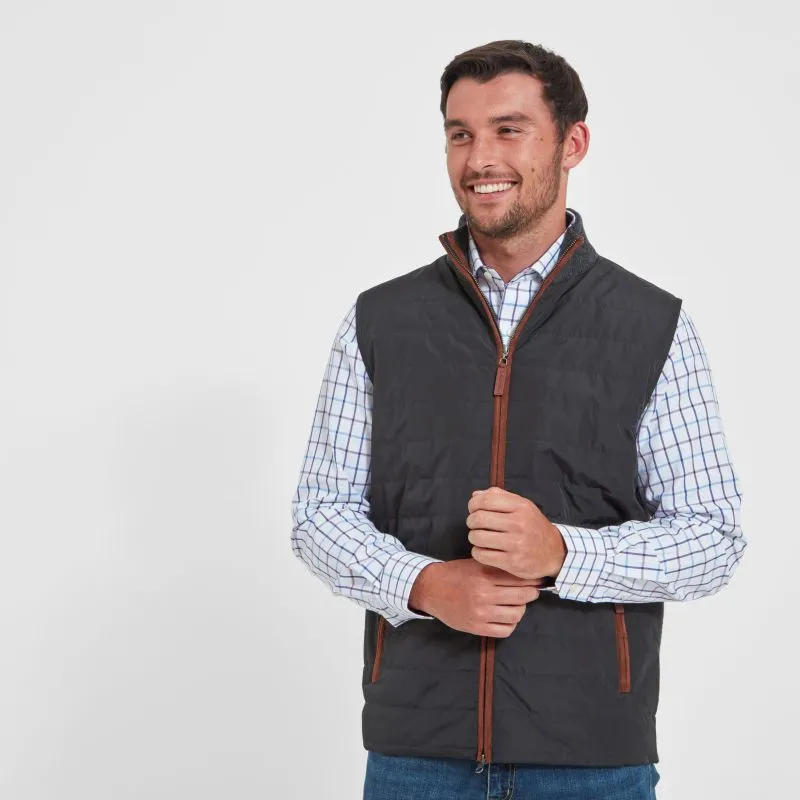 Schoffel Hybrid Mens Gilet - Charcoal Price Drop Today Special Price Offer