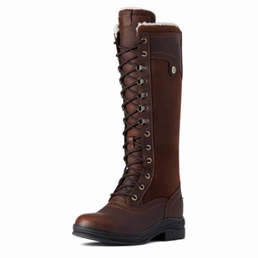 Ariat Wythburn Tall Waterproof Insulated Ladies Boot - Dark Brown Shop Hot Deals Grab the Deal Now