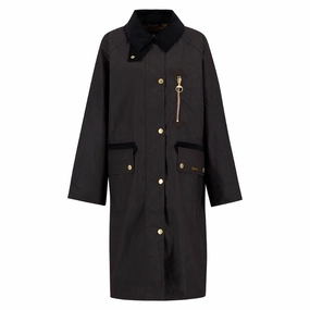 Barbour Evette Ladies Wax Jacket - Rustic/Muted Tartan Online Exclusive Savings