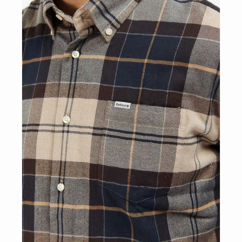 Online Exclusive Steal Barbour Hogside Tartan Mens Cotton Regular Fit Shirt - Autumn Dress